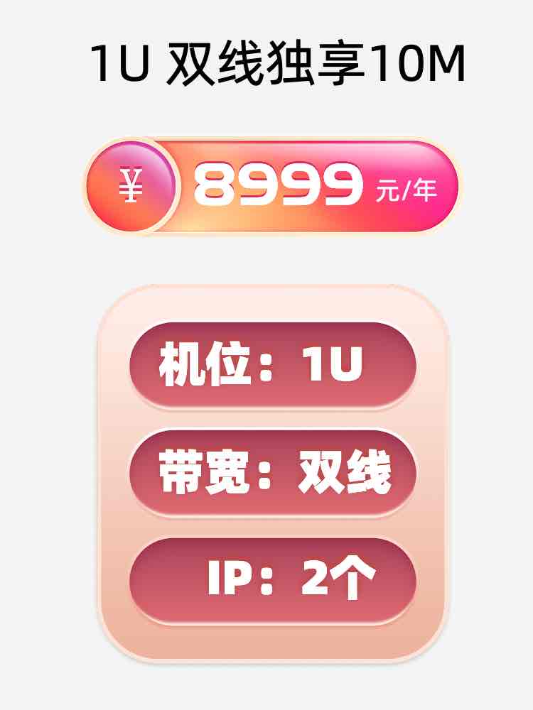 东营双线独享服务器托管价格