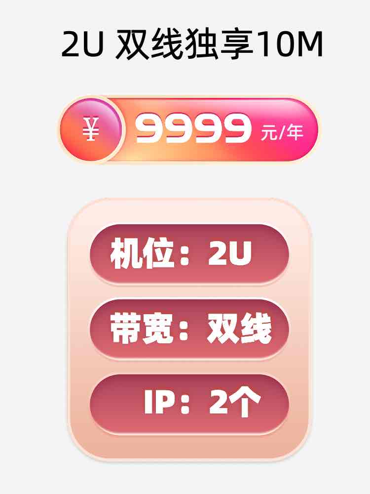 东营双线独享服务器托管价格